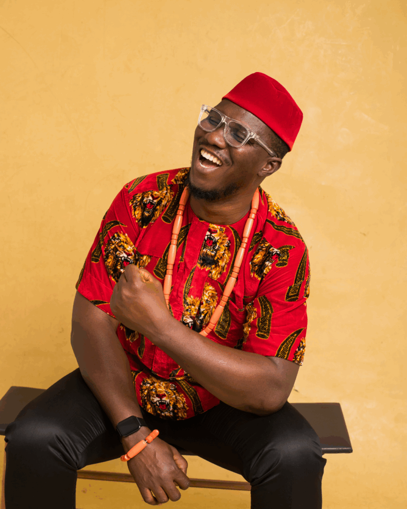 Man dressed in igbo attire